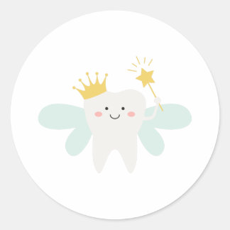 Tooth Fairy Classic Round Sticker