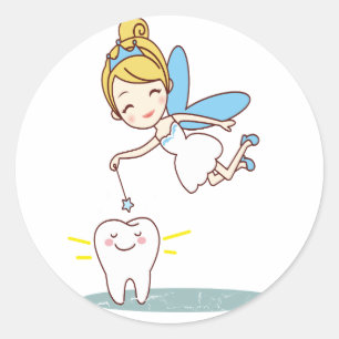 Tooth Fairy Day - Appreciation Day Classic Round Sticker