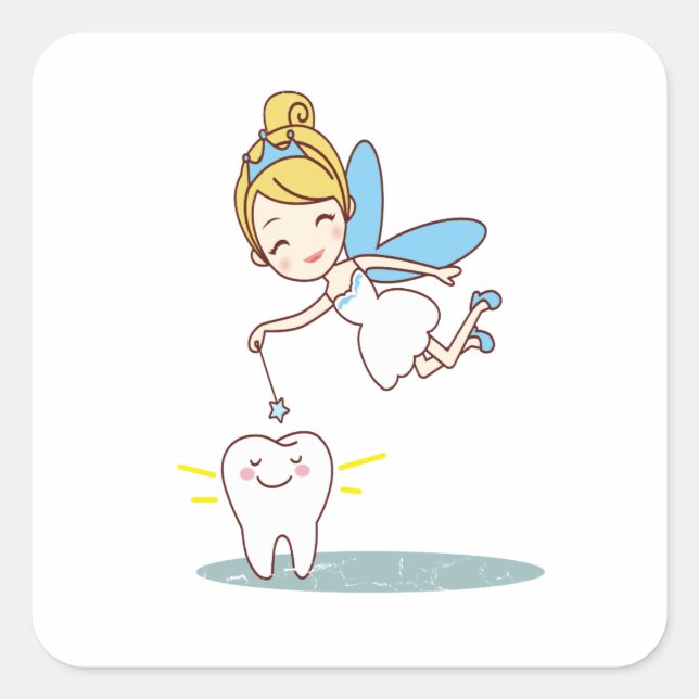 Tooth Fairy Day - Appreciation Day Square Sticker (Front)