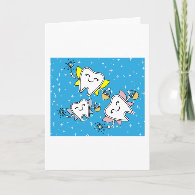 Tooth Fairy Dentist Lost Milk Tooth Card (Front)