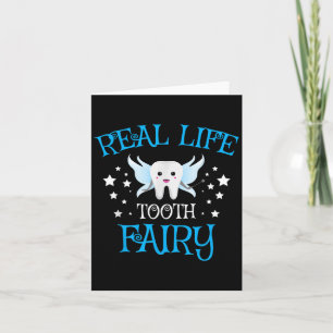 Tooth Fairy Graphic Cute Dental Hygienist Graduati Card