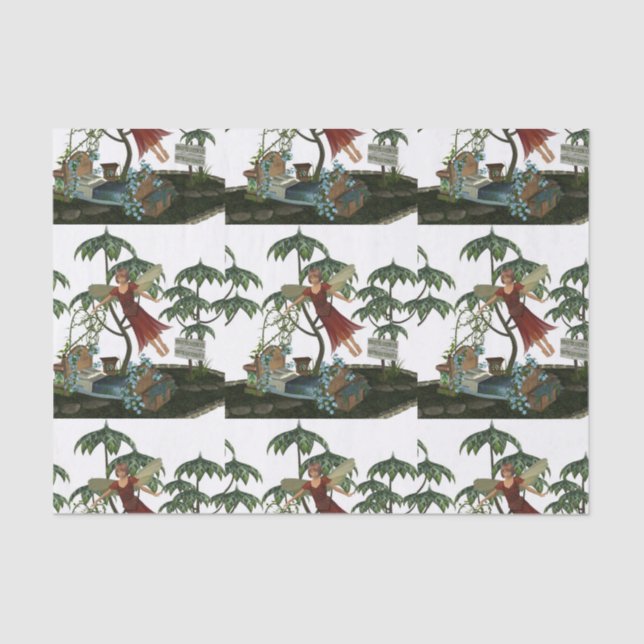 Tooth Fairy in Flight Tissue Paper (Front)