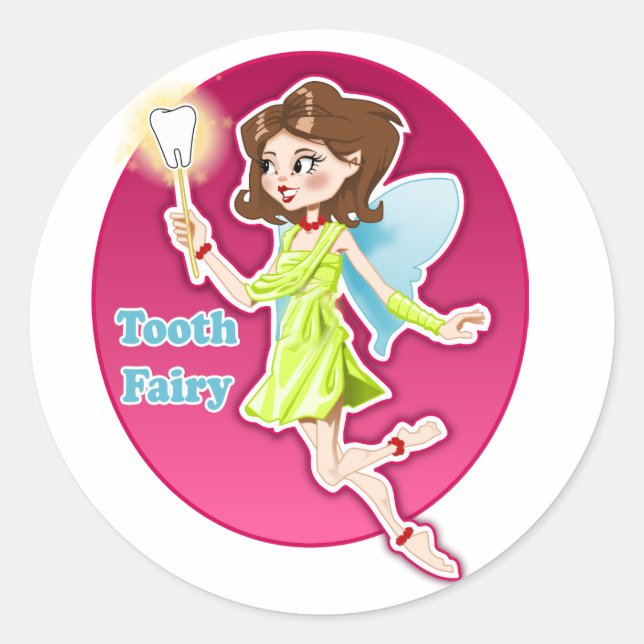 Tooth Fairy Keepsake Sticker (Front)