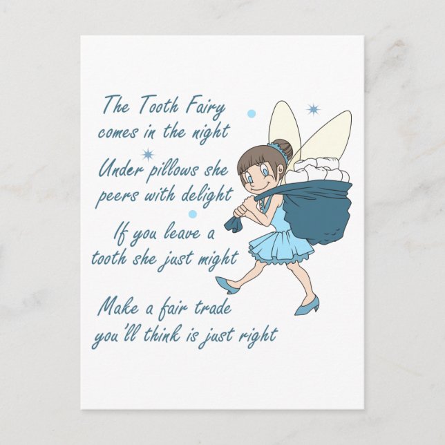 Tooth Fairy Postcard (Front)