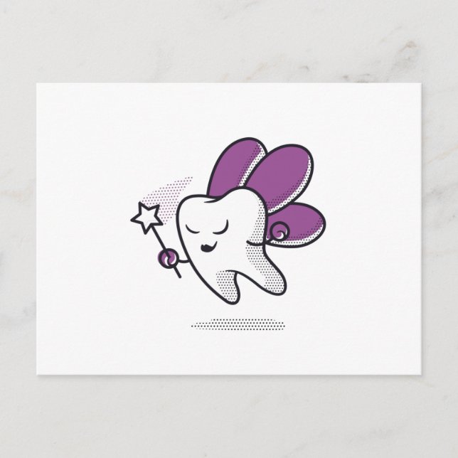 Tooth fairy postcard (Front)