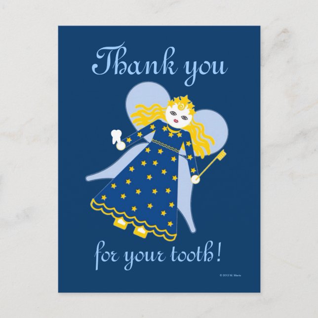 Tooth Fairy Postcard © 2012 M. Martz (Front)