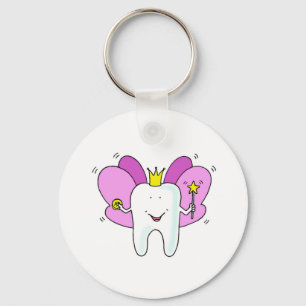 Tooth fairy princess congratulations. key ring