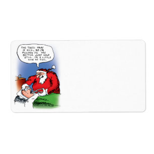Tooth Fairy Santa Funny Christmas Cartoon