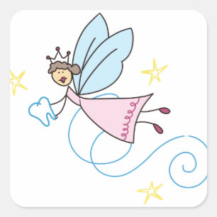 Tooth Fairy Square Sticker