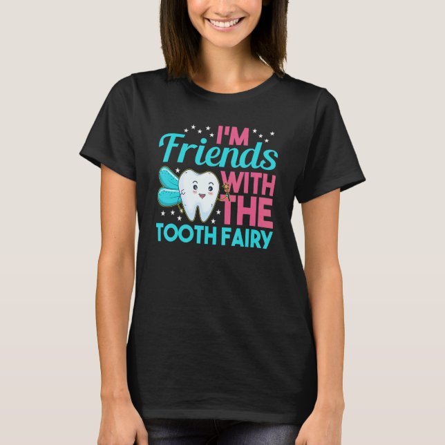 Tooth Fairy Tooth Box Tooth Fairy Tracking Kit T-Shirt (Front)