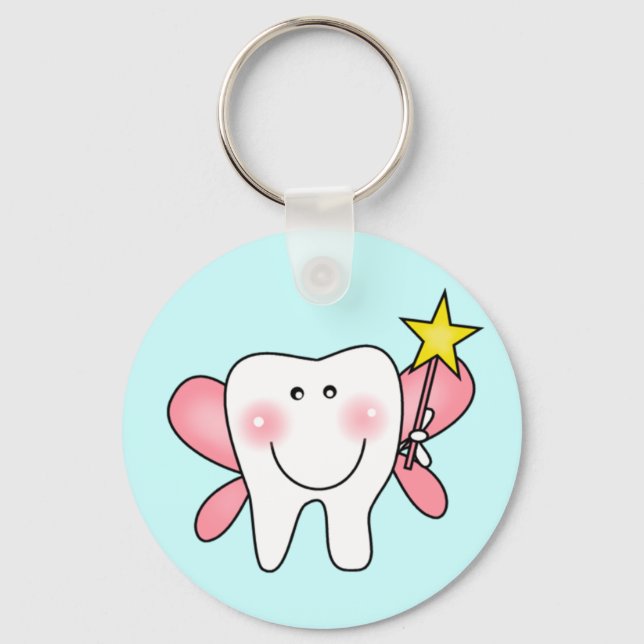 Tooth Fairy Tshirts and Gifts Key Ring (Front)