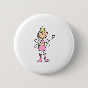 Tooth Fairy With A Lost Tooth Button