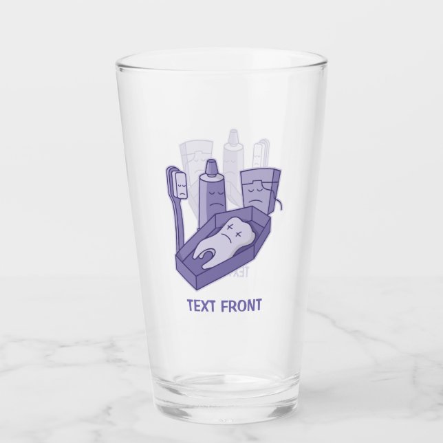 Tooth Funeral Glass (Front)
