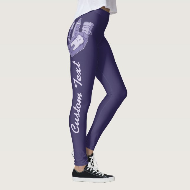 Tooth Funeral Leggings (Right)