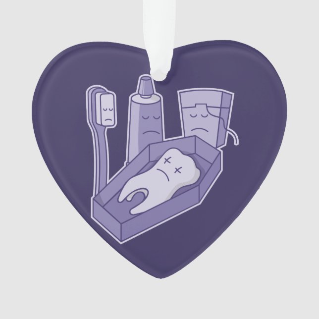 Tooth Funeral Ornament (Front)