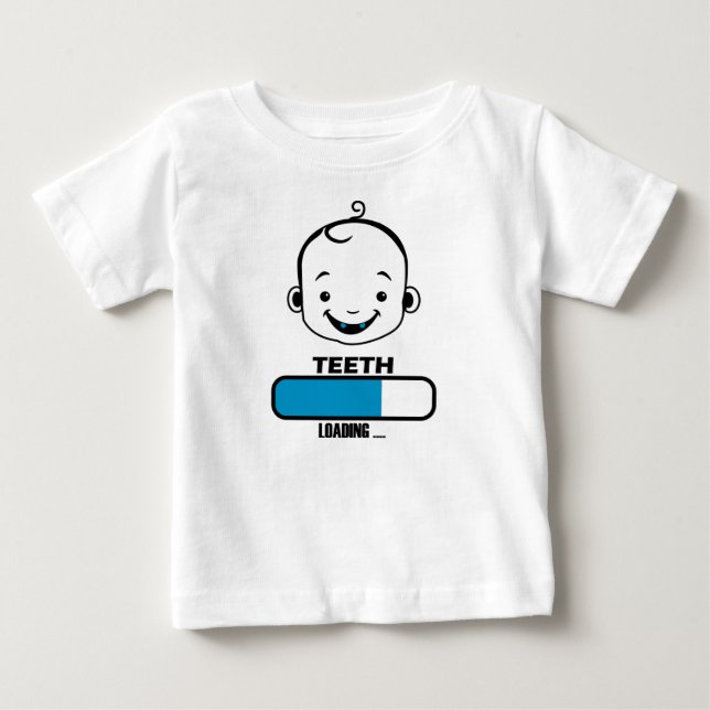 tooth loaded first lost baby child funny T-Shirt (Front)