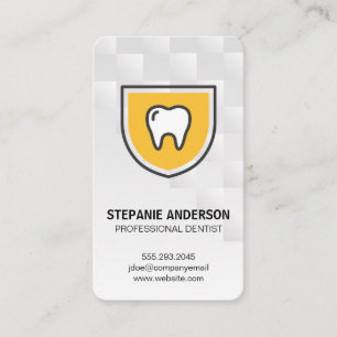 Tooth Logo   Dental   Health Care Business Card