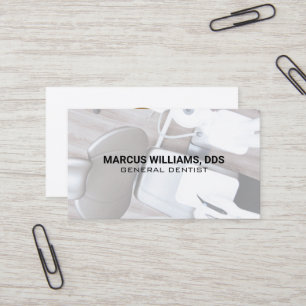 Tooth Logo Dentist Office Business Card