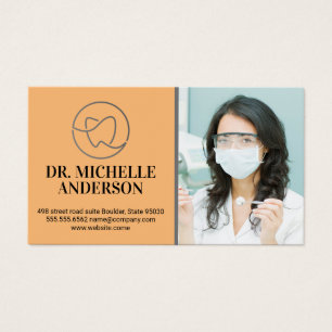 Tooth Logo Dentist Working