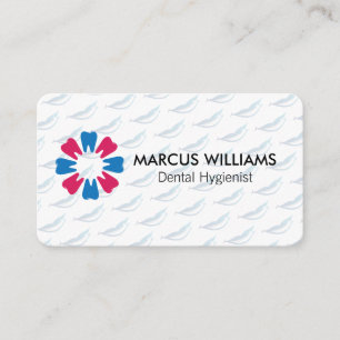 Tooth Logo Health Dental Business Card