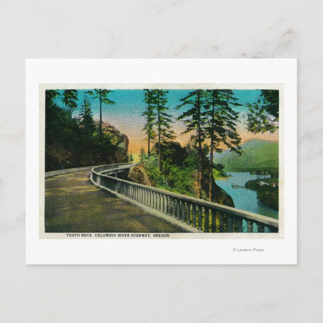 Tooth Rock on Columbia RiverColumbia River, OR Postcard (Front)