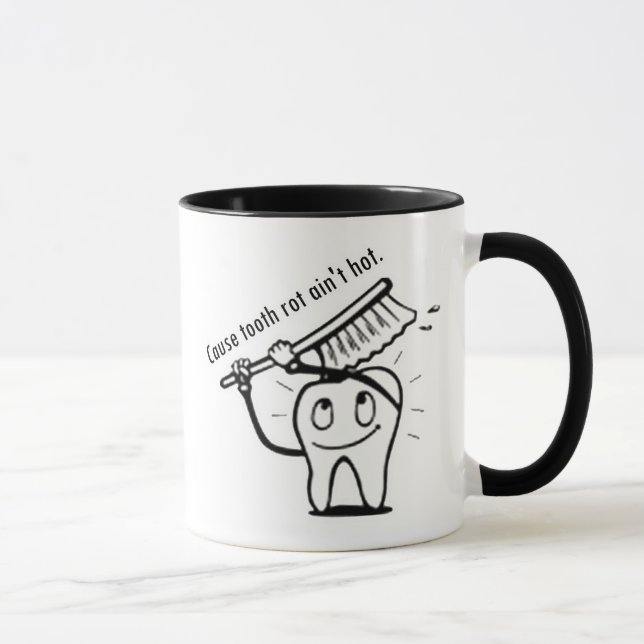 Tooth Rot Ain't Hot Mug (Right)
