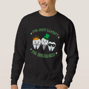 Tooth With Shamrocks Dental Assistant Happy St Pat Sweatshirt