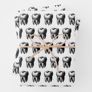 Tooth  wrapping paper sheet