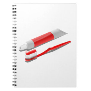 Toothbrush And Toothpaste Notebook