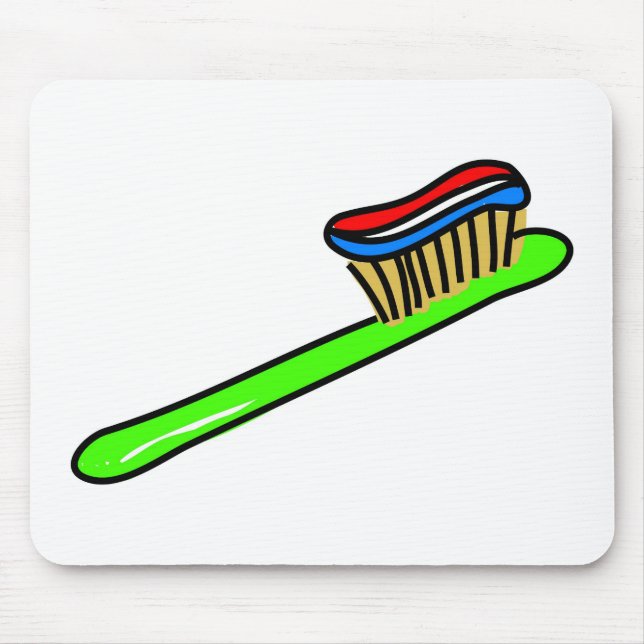 Toothbrush Mouse Pad (Front)