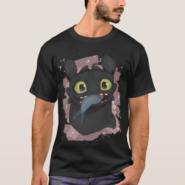 Toothless & Fish T-Shirt (Front)