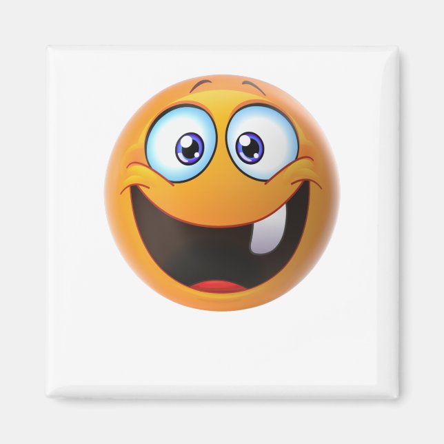 Toothless Smile Yellow Magnet (Front)