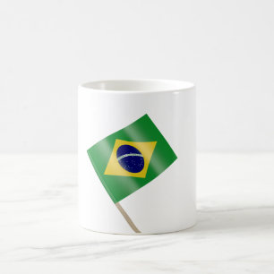 Toothpick with Brazilian flag Coffee Mug