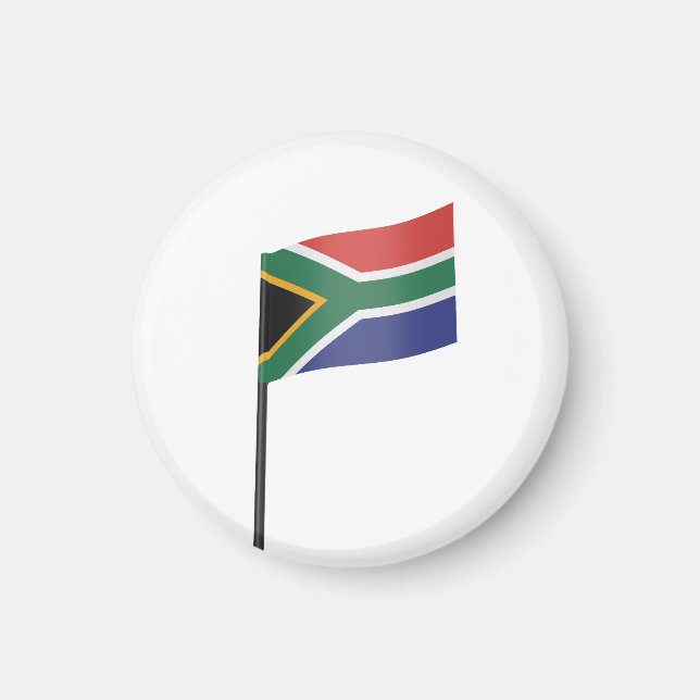 Toothpick with the flag of South Africa Magnet (Front)