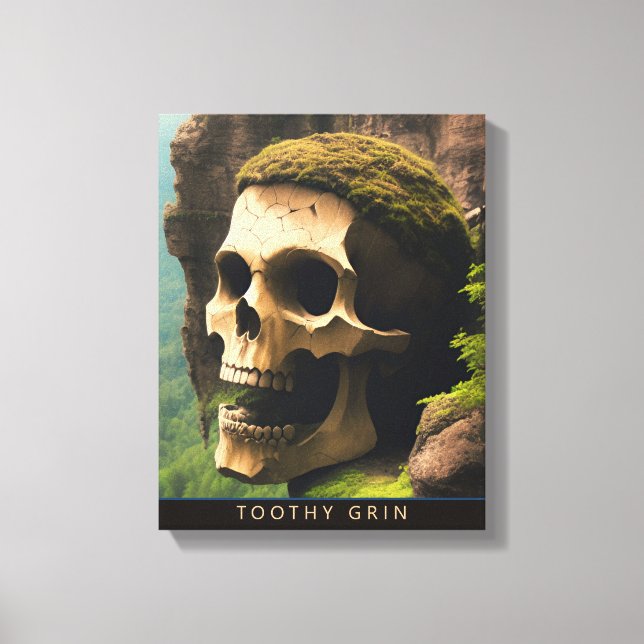 TOOTHY GRIN CANVAS PRINT (Front)