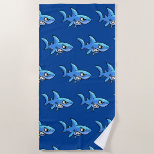 Toothy Shark Beach Towel