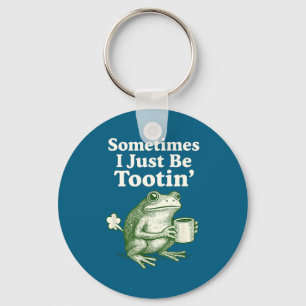 tootin I Sometimes Just Frog Team Key Ring
