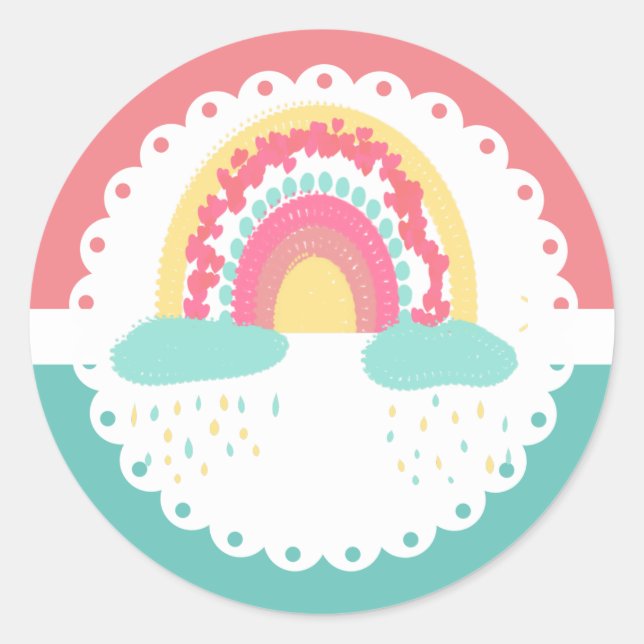 Tootsie Fruity Rainbow Sticker  (Front)