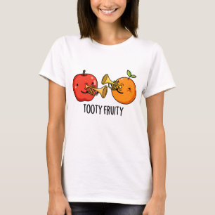 Tooty Fruity Funny Fruit Musician Pun  T-Shirt