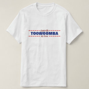 TOOWOOMBA - My Home - Australia; Red & Pink Hearts T-Shirt