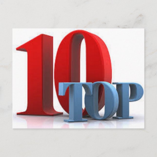 Top 10 Postcard (Front)