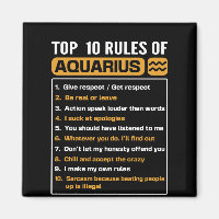 Top 10 rules of Aquarius, Funny Aquarius 10 Rules
