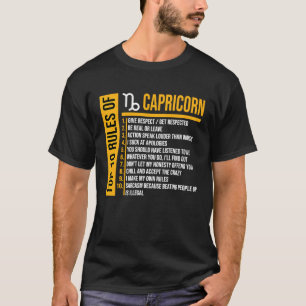 Top 10 Rules of Capricorn  for bday celebrants