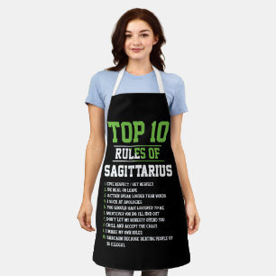 Top 10 Rules Of Sagittarius Birthday Horoscope Apron