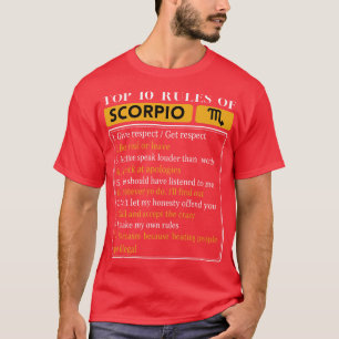 Top 10 rules of Scorpio Funny Scorpio Facts Zodiac