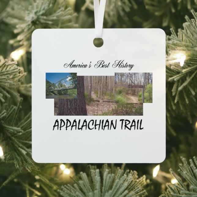 TOP Appalachian Trail Metal Ornament (Insitu)