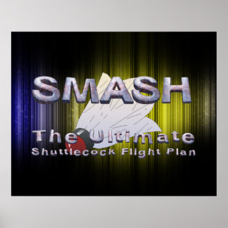 TOP Badminton Slogan Poster