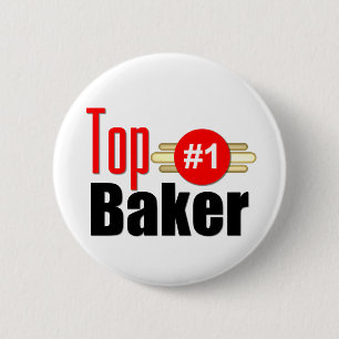 Top Baker 6 Cm Round Badge