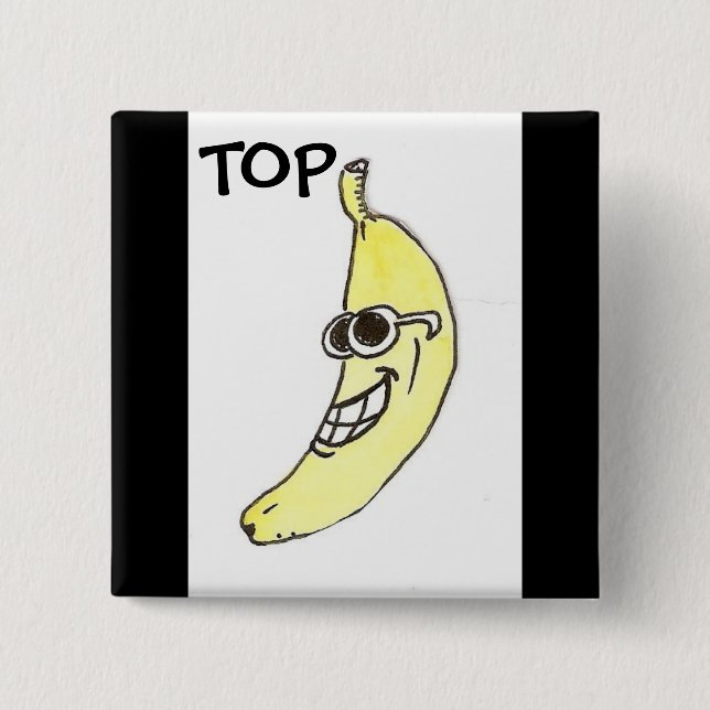 Top banana button (Front)