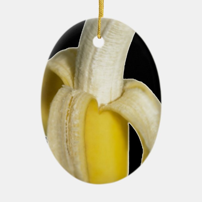 "Top Banana" Ceramic Tree Decoration (Front)